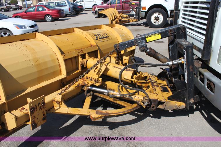 image for item A2892 1995 International 4900 tandem axle dump truck with plow and spreader