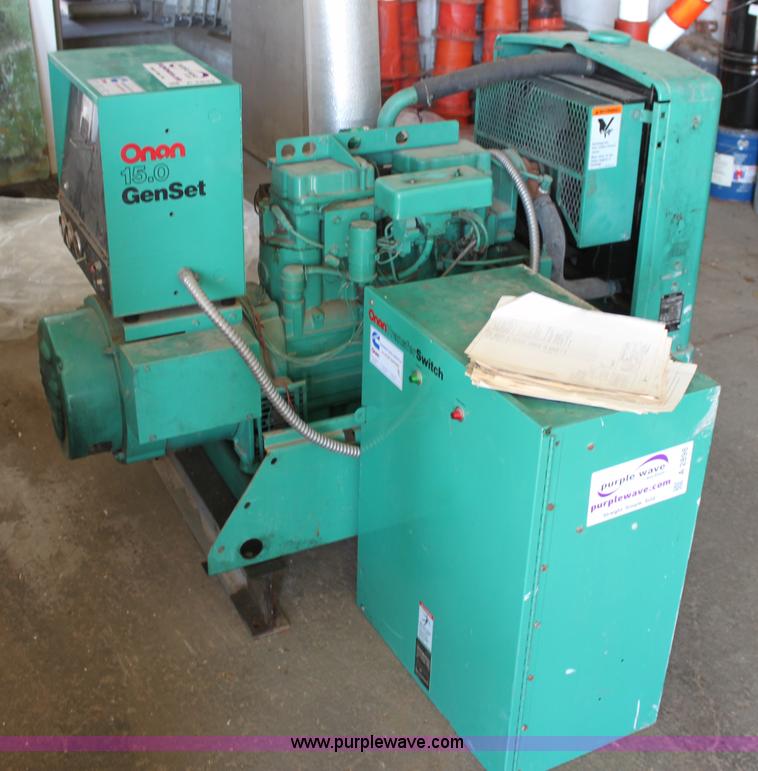 Onan Genset 15 KW generator in Wichita, KS Item A2899 sold Purple Wave