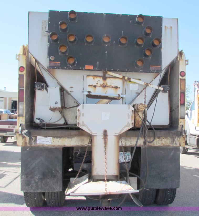 image for item A3525 1995 International 4900 dump truck with plow and spreader