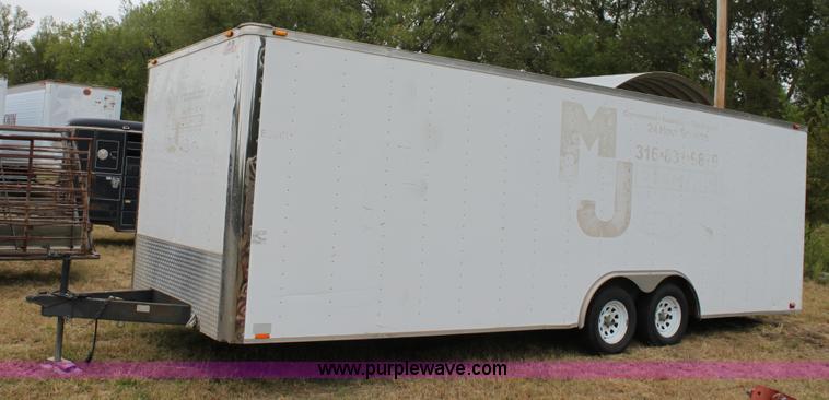 image for item A2857 2003 Cargomate 24' tandem axle trailer