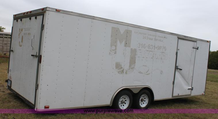 image for item A2857 2003 Cargomate 24' tandem axle trailer