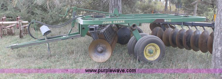 image for item A2993 John Deere 215 offset disk
