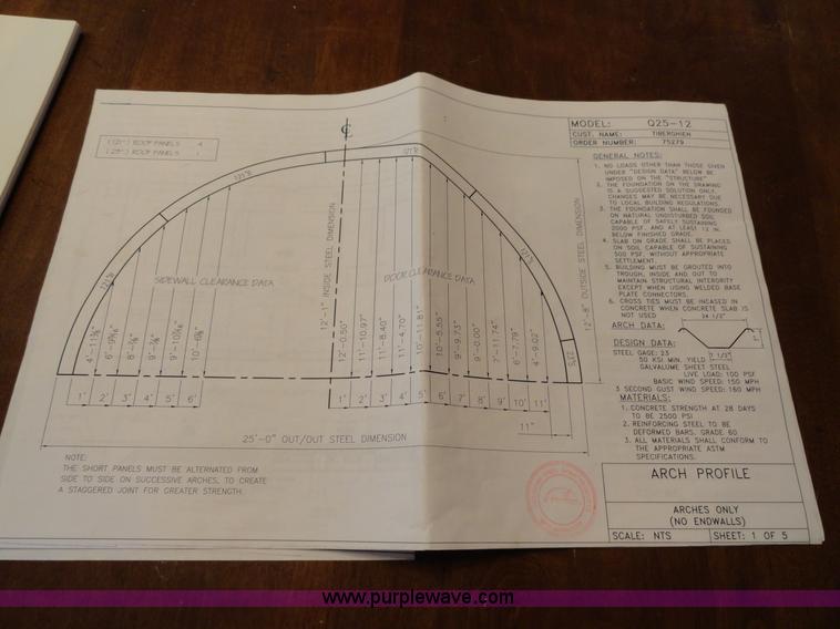 image for item A3173 40' x 25' Quonset Model building
