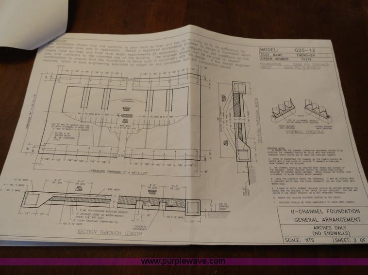 image for item A3173 40' x 25' Quonset Model building