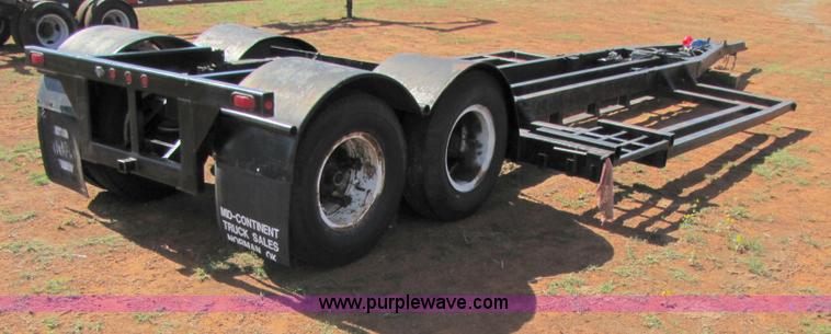 image for item A4626 Shop built combine trailer