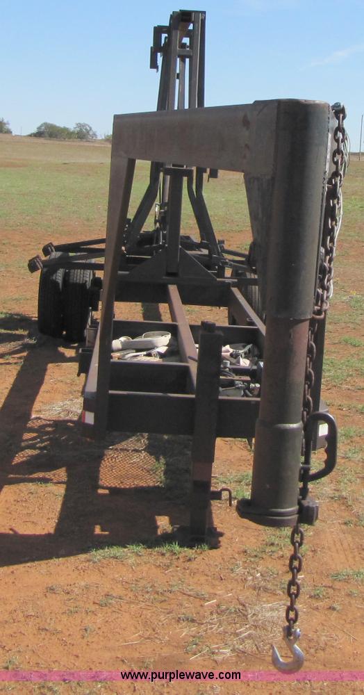 image for item A4627 Shop built dual header trailer