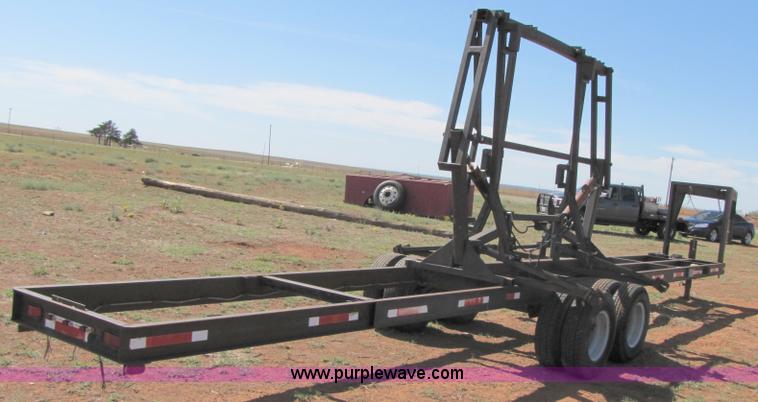 image for item A4627 Shop built dual header trailer