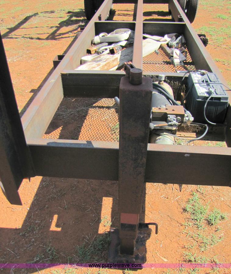 image for item A4627 Shop built dual header trailer