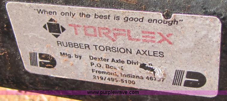 image for item A4627 Shop built dual header trailer