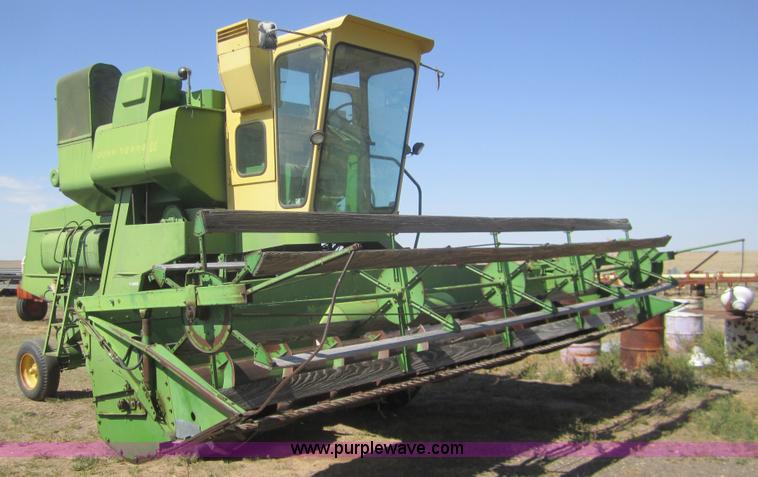 image for item B3012 1968 John Deere 95 combine with header