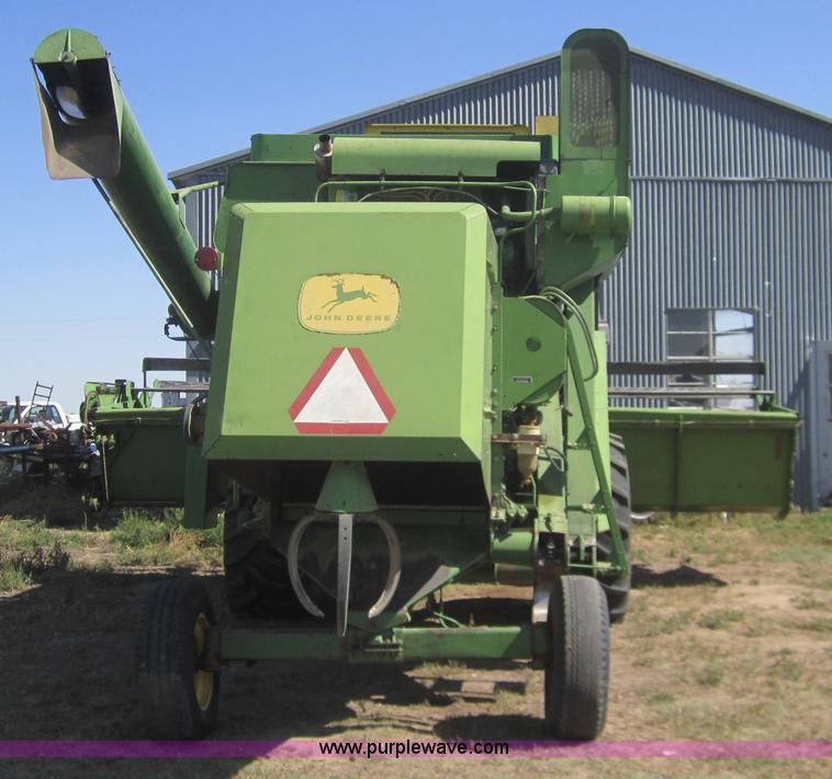 image for item B3012 1968 John Deere 95 combine with header
