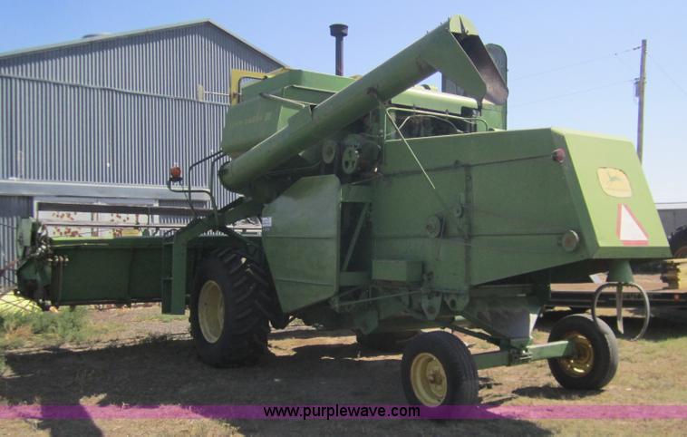 image for item B3012 1968 John Deere 95 combine with header