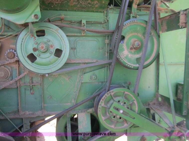 image for item B3012 1968 John Deere 95 combine with header