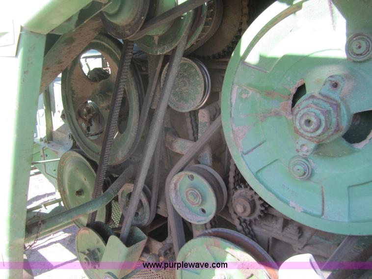 image for item B3012 1968 John Deere 95 combine with header