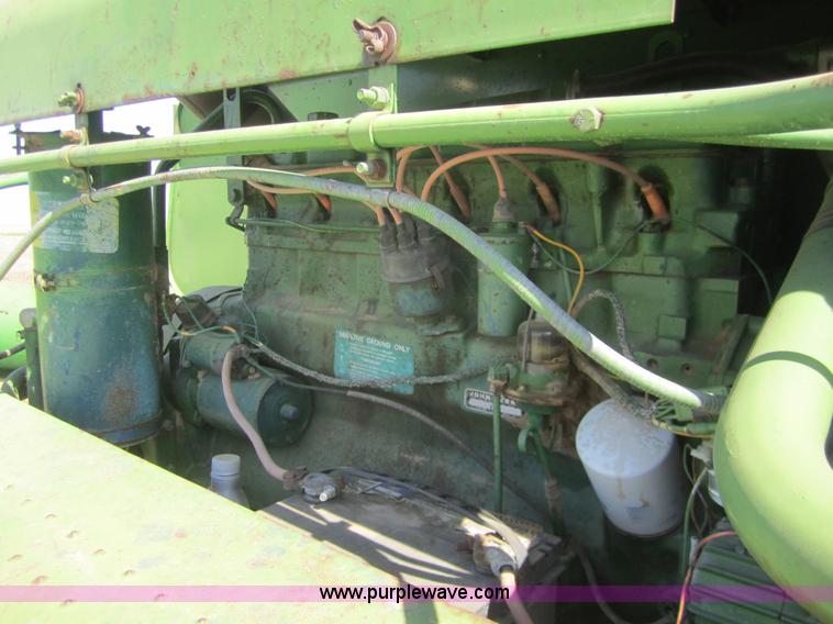 image for item B3012 1968 John Deere 95 combine with header