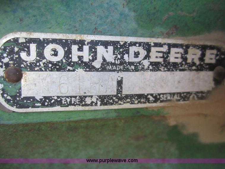 image for item B3012 1968 John Deere 95 combine with header