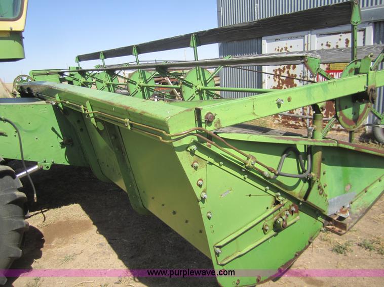 image for item B3012 1968 John Deere 95 combine with header