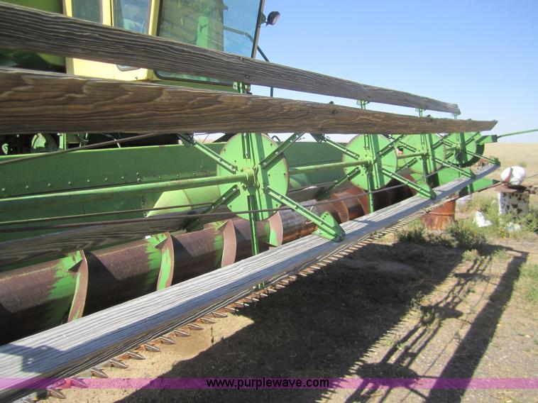 image for item B3012 1968 John Deere 95 combine with header