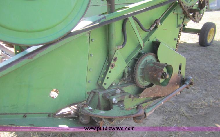 image for item B3012 1968 John Deere 95 combine with header