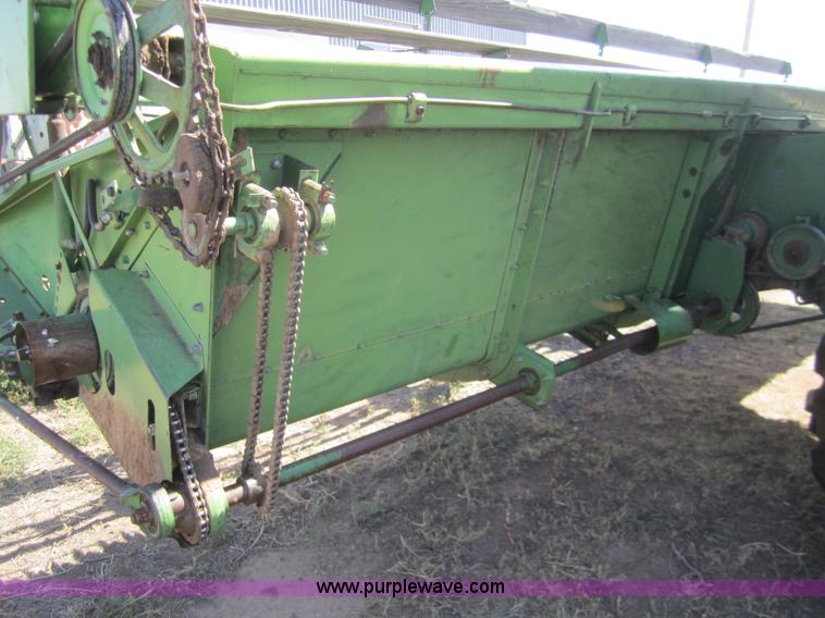 image for item B3012 1968 John Deere 95 combine with header