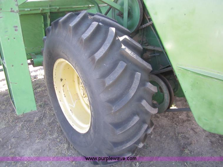 image for item B3012 1968 John Deere 95 combine with header