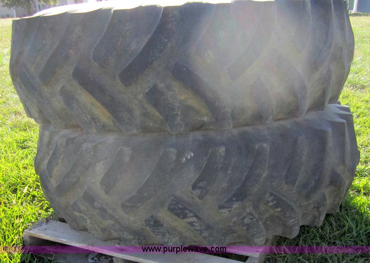 image for item C5027 (2) 18.4-34 tractor tires