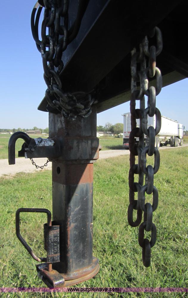 image for item C5029 1999 Texas Bragg 30' flatbed trailer