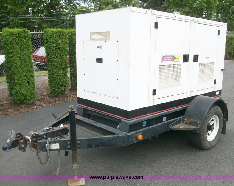 image for item A1455 2002 Olympian Genset XQ30P2 trailer mounted generator