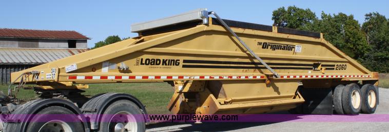 image for item A2461 1997 Load King 2060 belly dump trailer
