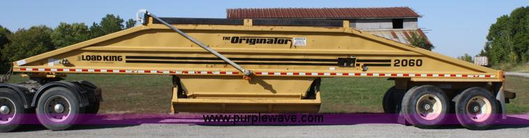 image for item A2461 1997 Load King 2060 belly dump trailer