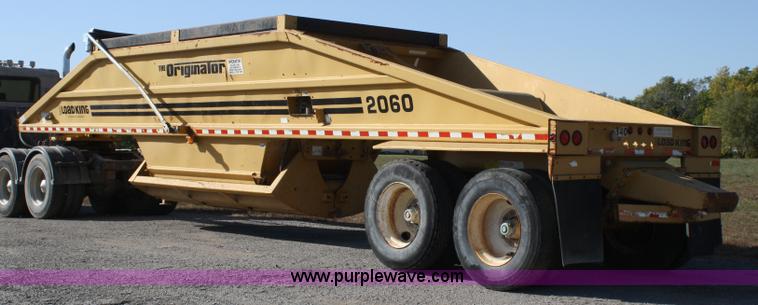 image for item A2461 1997 Load King 2060 belly dump trailer