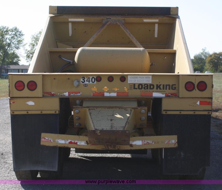 image for item A2461 1997 Load King 2060 belly dump trailer