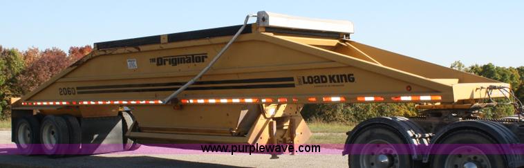 image for item A2461 1997 Load King 2060 belly dump trailer