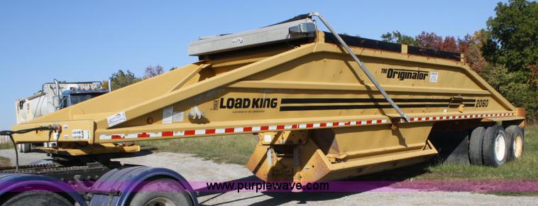 image for item A2462 1997 Load King 2060 belly dump trailer