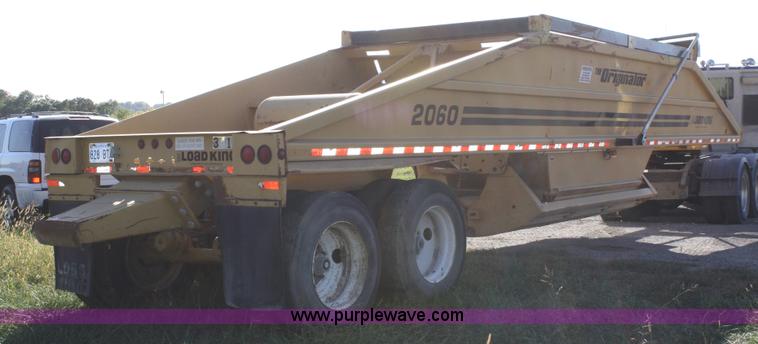 image for item A2462 1997 Load King 2060 belly dump trailer