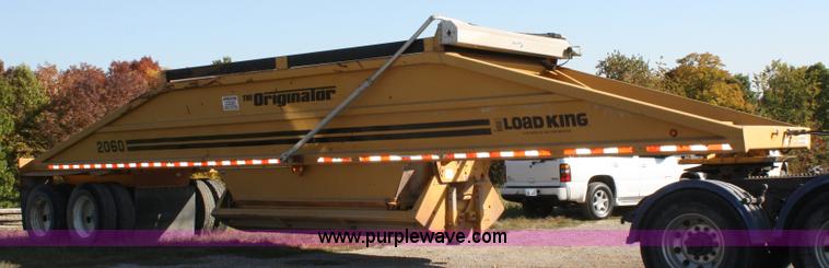image for item A2462 1997 Load King 2060 belly dump trailer