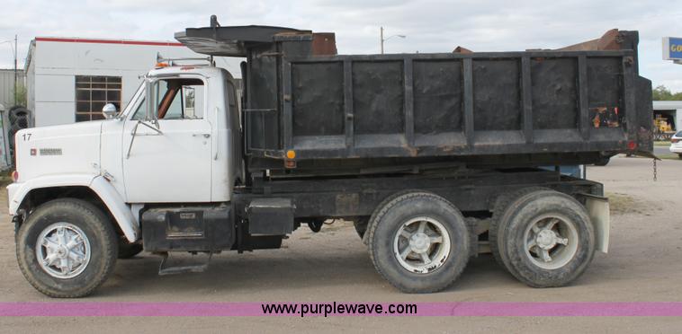 image for item A2837 1987 GMC Brigadier tandem axle dump truck