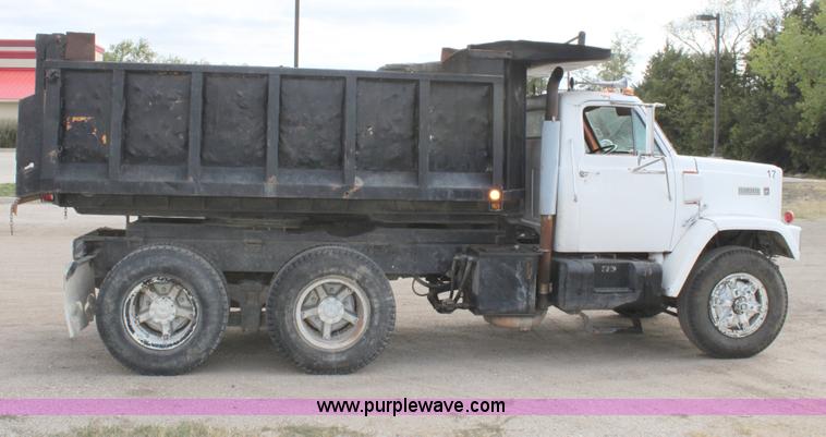 image for item A2837 1987 GMC Brigadier tandem axle dump truck