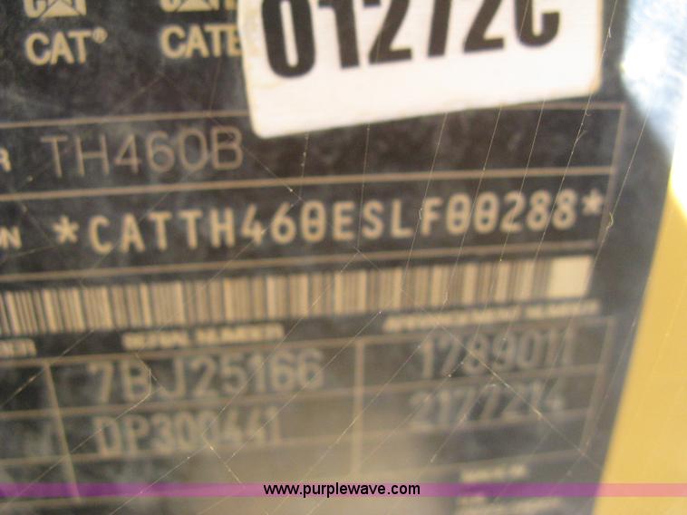 image for item A4380 2004 Caterpillar TH460B rough terrain telehandler