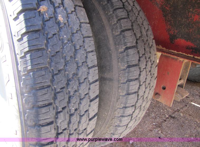 image for item A4629 1991 shop built 24' flatbed trailer