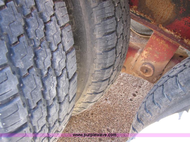 image for item A4629 1991 shop built 24' flatbed trailer