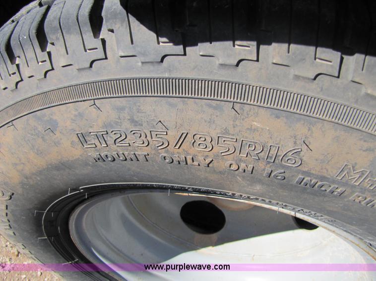 image for item A4629 1991 shop built 24' flatbed trailer