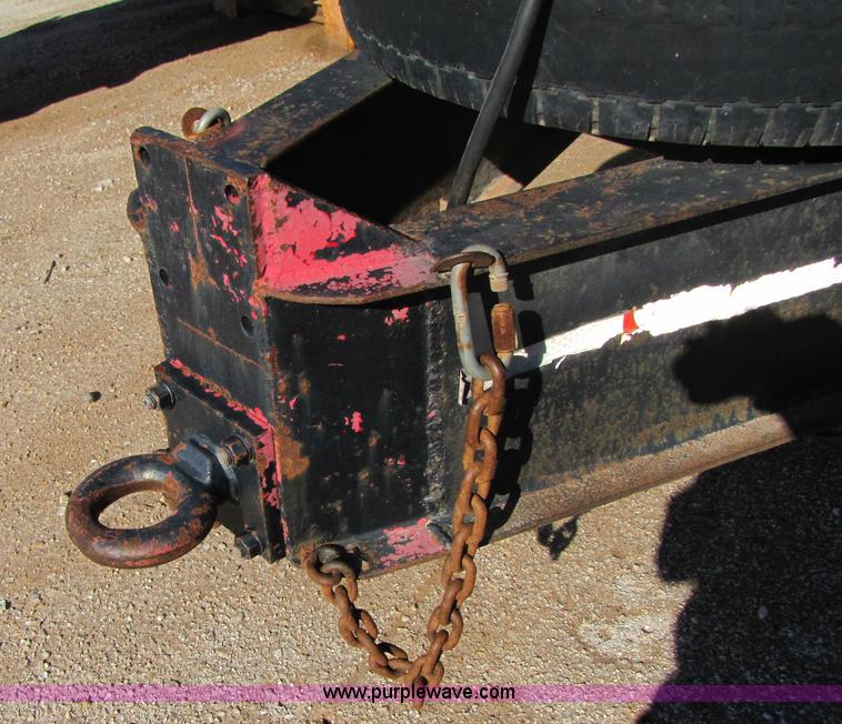 image for item A4629 1991 shop built 24' flatbed trailer