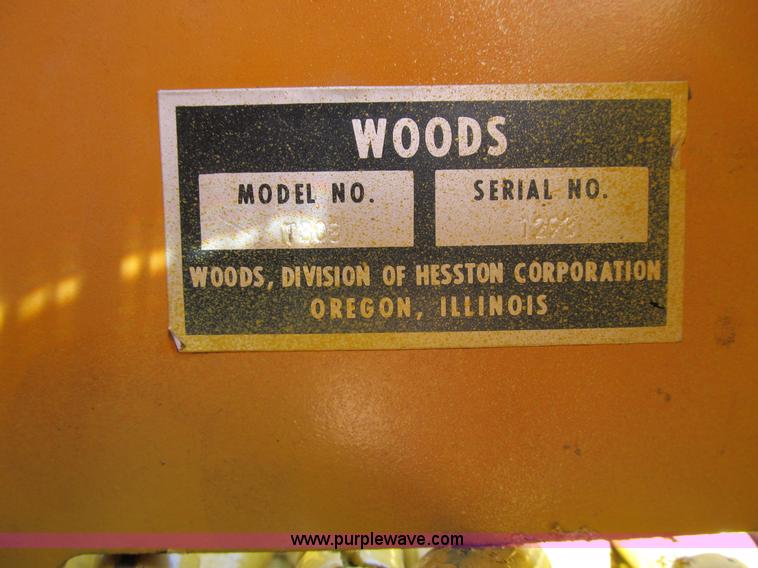 image for item B2506 Woods T308 backhoe attachment