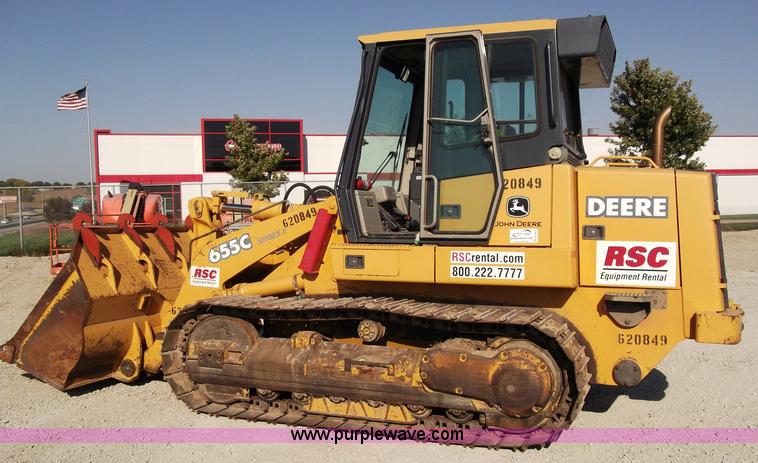 image for item B5023 2006 John Deere 655C Series II track loader