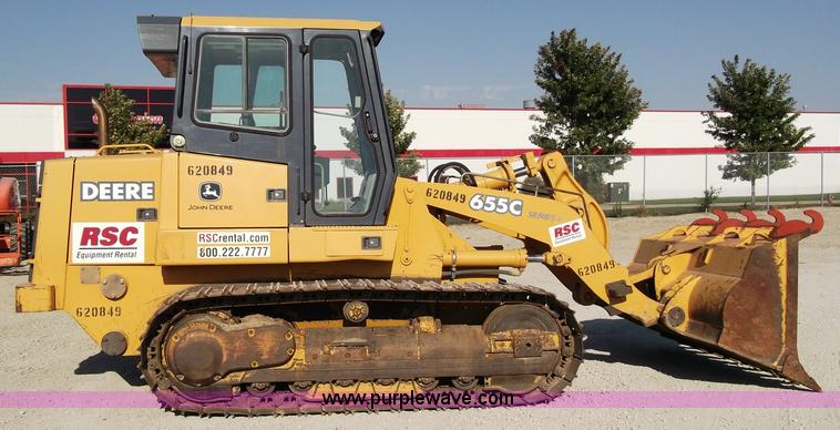 image for item B5023 2006 John Deere 655C Series II track loader