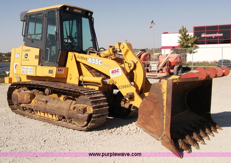image for item B5023 2006 John Deere 655C Series II track loader