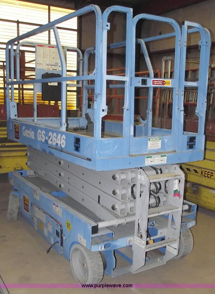 image for item C5572 Genie GS2646 electric scissor lift