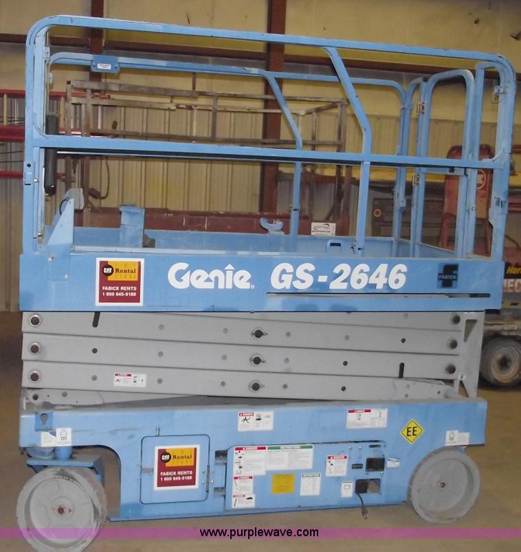 image for item C5572 Genie GS2646 electric scissor lift