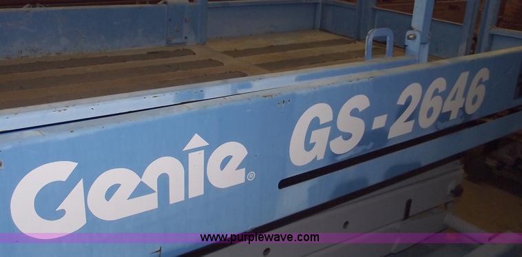 image for item C5572 Genie GS2646 electric scissor lift